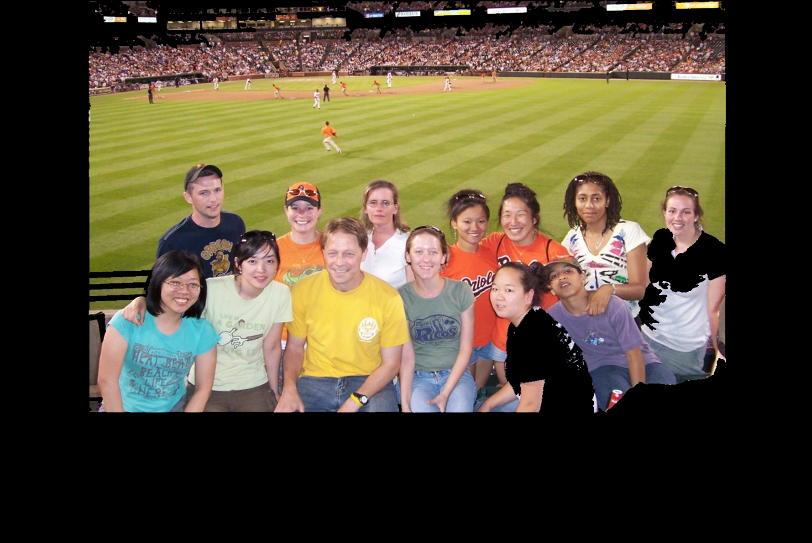 Leips Lab at the Oriole Game, Summer 2007
